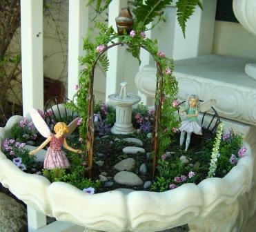 Fairy Garden on Fairy Garden Bowl